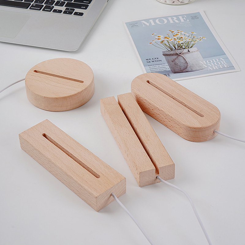 Lighting Decor For Diwali - DIY Solid Wood Luminous Lamp Holder