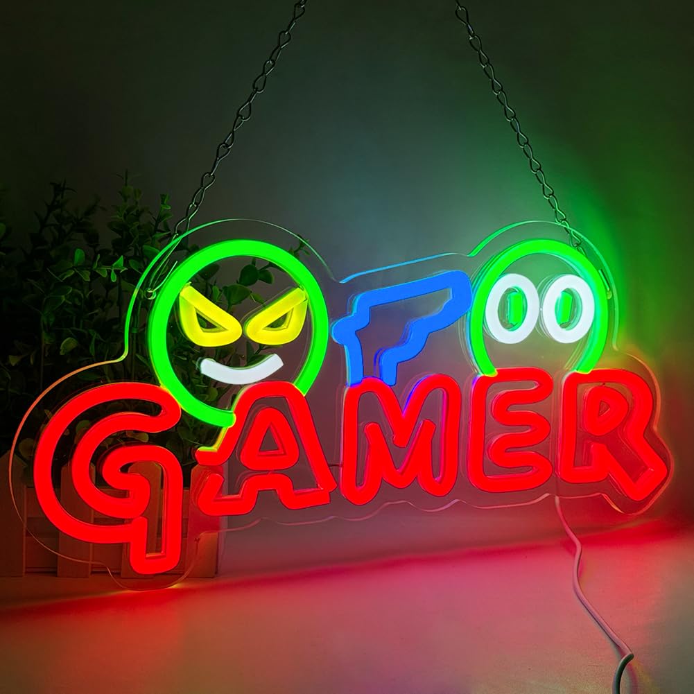 Lighting Decoration For Wedding - Gamer Neon Sign LED Wall Light