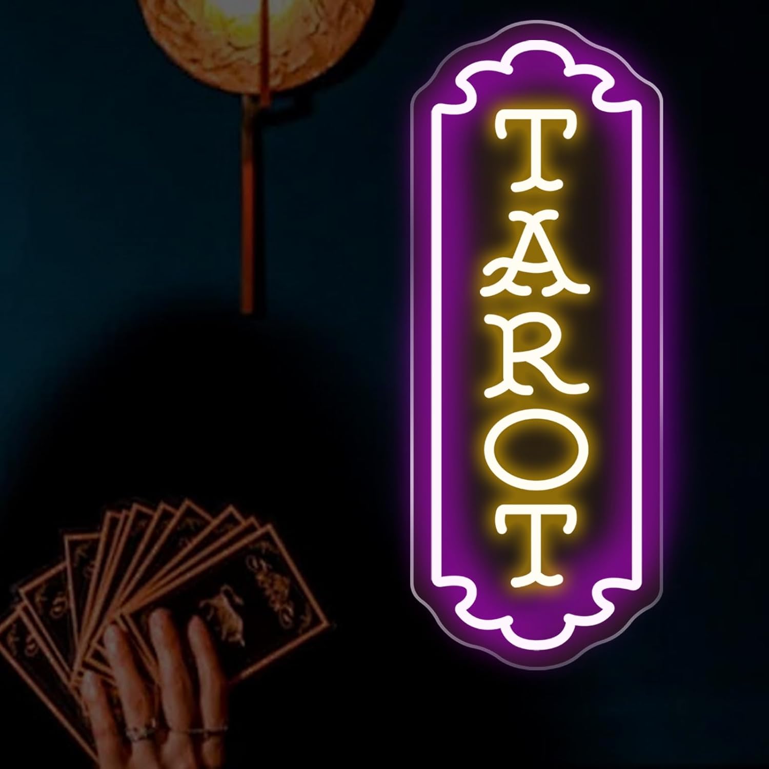 Led Lighting Wall Decor - Tarot Neon Sign USB Powered Mystical