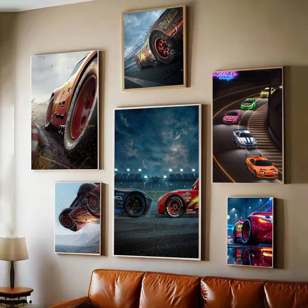 Lighting Mcqueen Decor - Cars 3 Film Lightning McQueen Poster