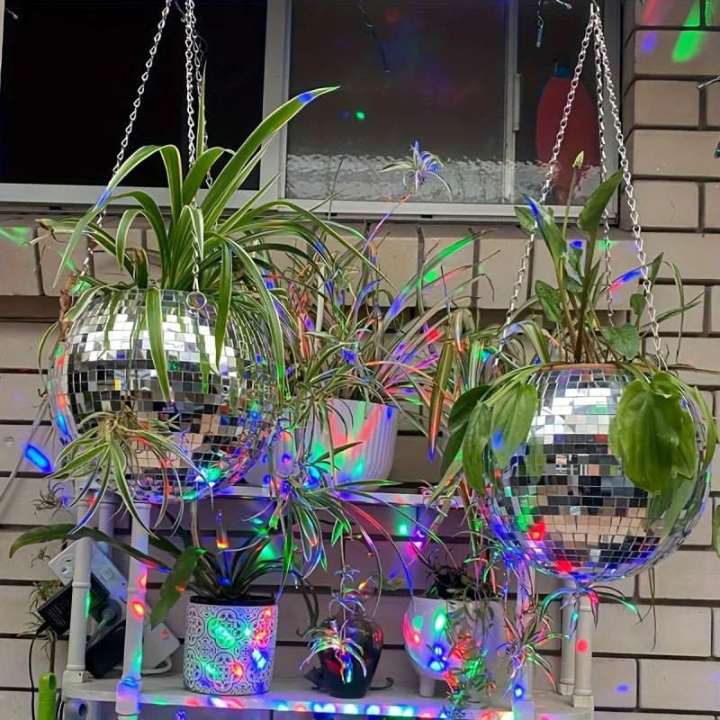 Disco Ball Mirror - Unique Handcrafted Bohemian-Inspired Hanging Disco Mirror