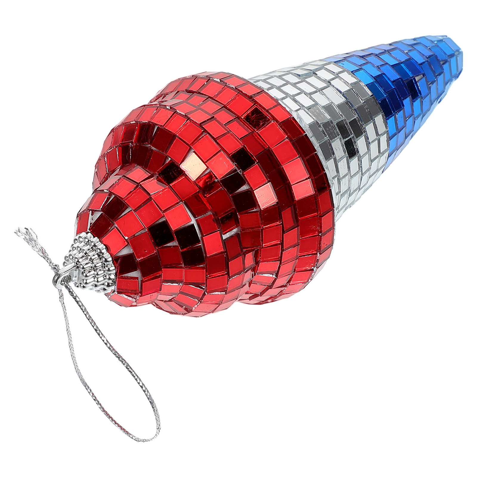 Disco Ball Mirror - Ice Cream Cone Disco Ball Hanging