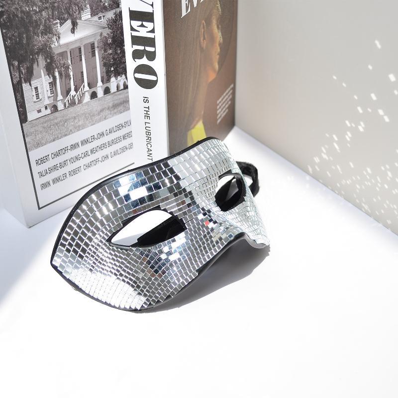 Disco Ball Mirror - Disco Bright Ball Glitter Face Mask