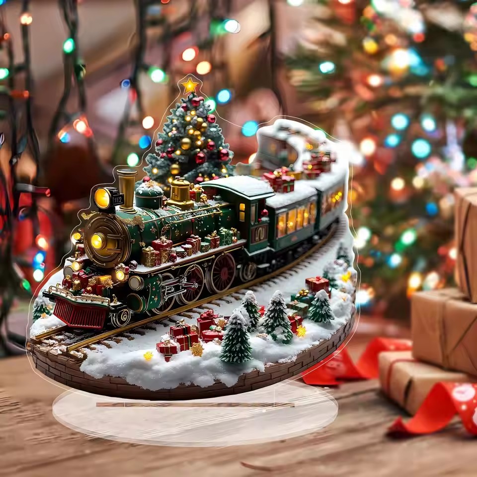 Unique Lighting Decor - Unique Christmas Village Houses Sets Rotating