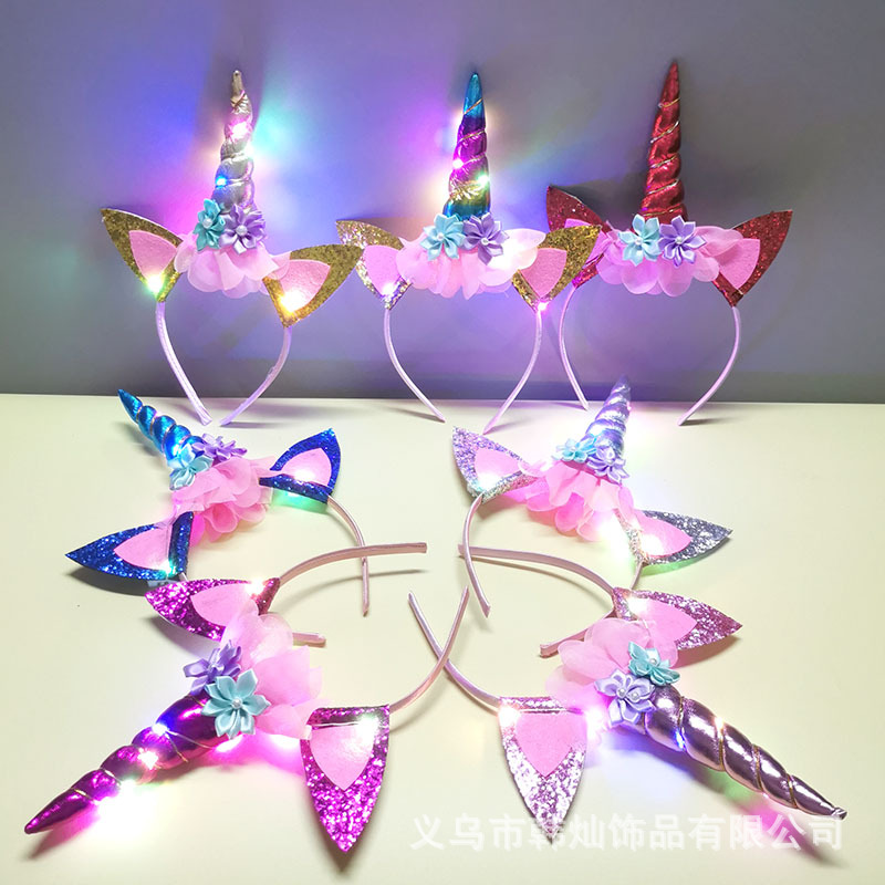 New Halloween Cute Unicorn Hea - Unique Lighting Decor review and price
