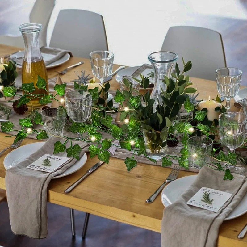 Green Ivy 210cm LED Light Stri - Lighting Decor For Diwali review and price
