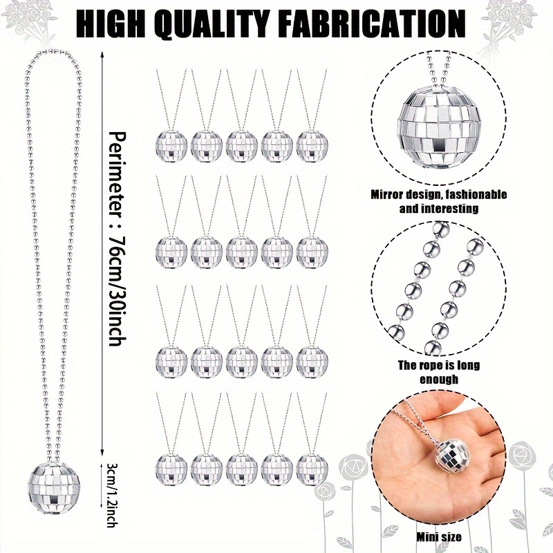 5pcs 3cm Mini Mirror Disco Bal - Disco Ball Mirror review and price