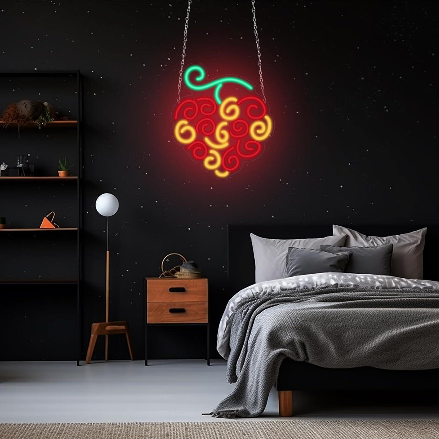 Cyber Fruit Neon Sign USB Dimm - Led Lighting Wall Decor review and price