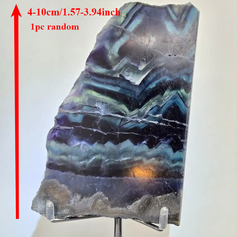 Natural Rose Fluorite Slab, wi - Unique Lighting Decor review and price