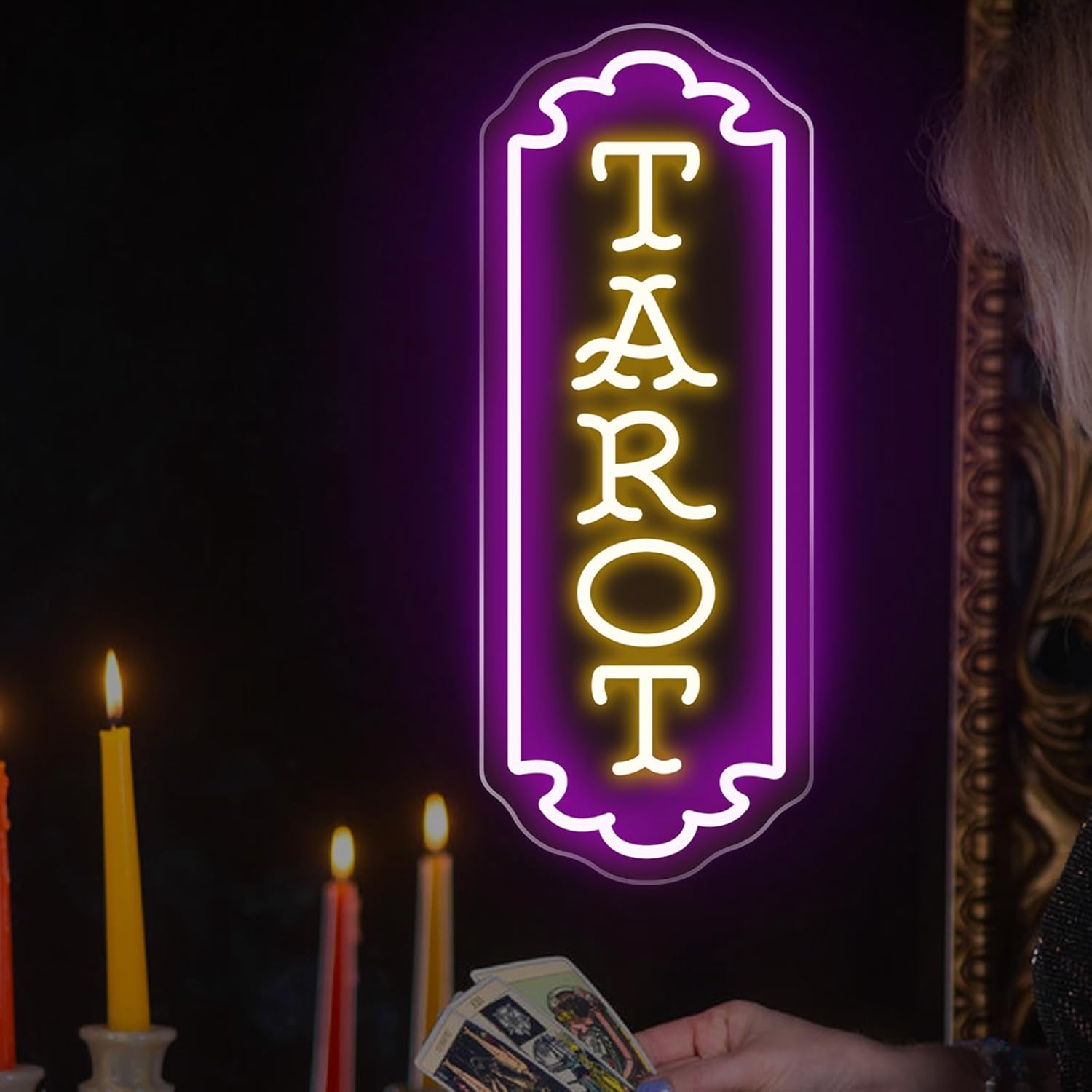 Tarot Neon Sign USB Powered My - Led Lighting Wall Decor review and price