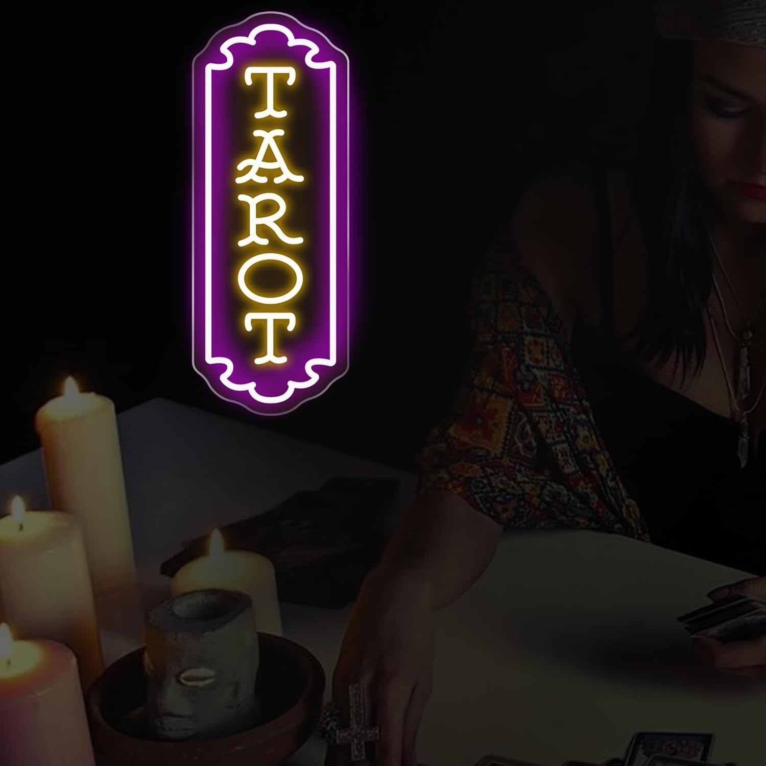 Tarot Neon Sign USB Powered My - Led Lighting Wall Decor review and price