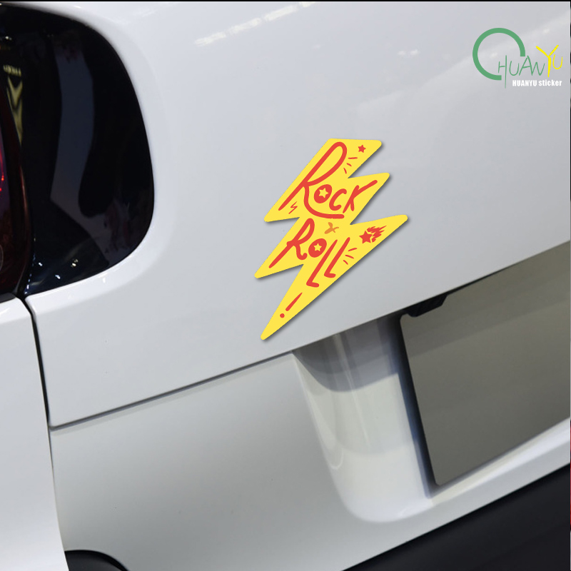 Rock Lightning Car Sticker Mus - Unique Lighting Decor review and price