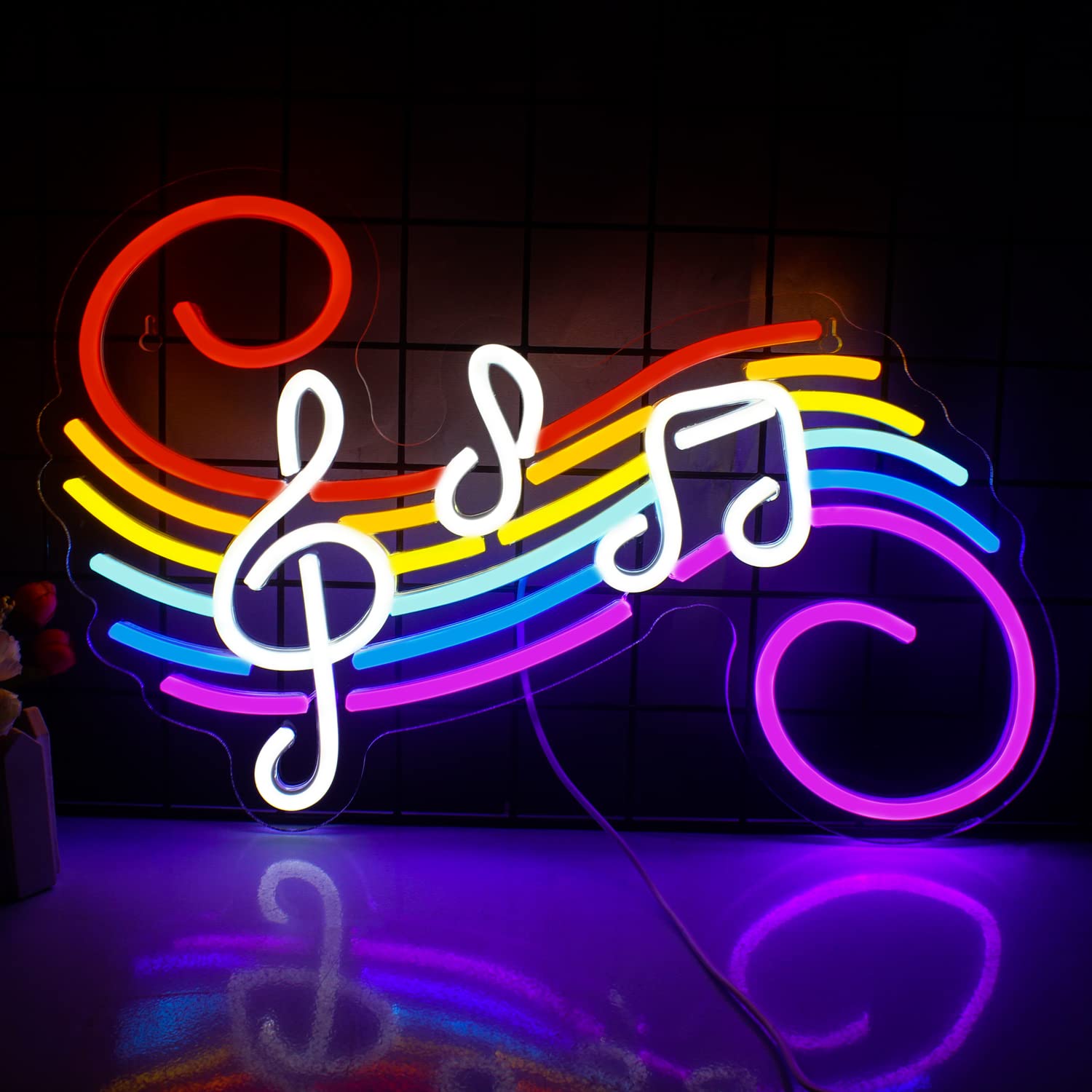 Music Notes Neon Sign Customiz - Lighting Decoration For Wedding review and price
