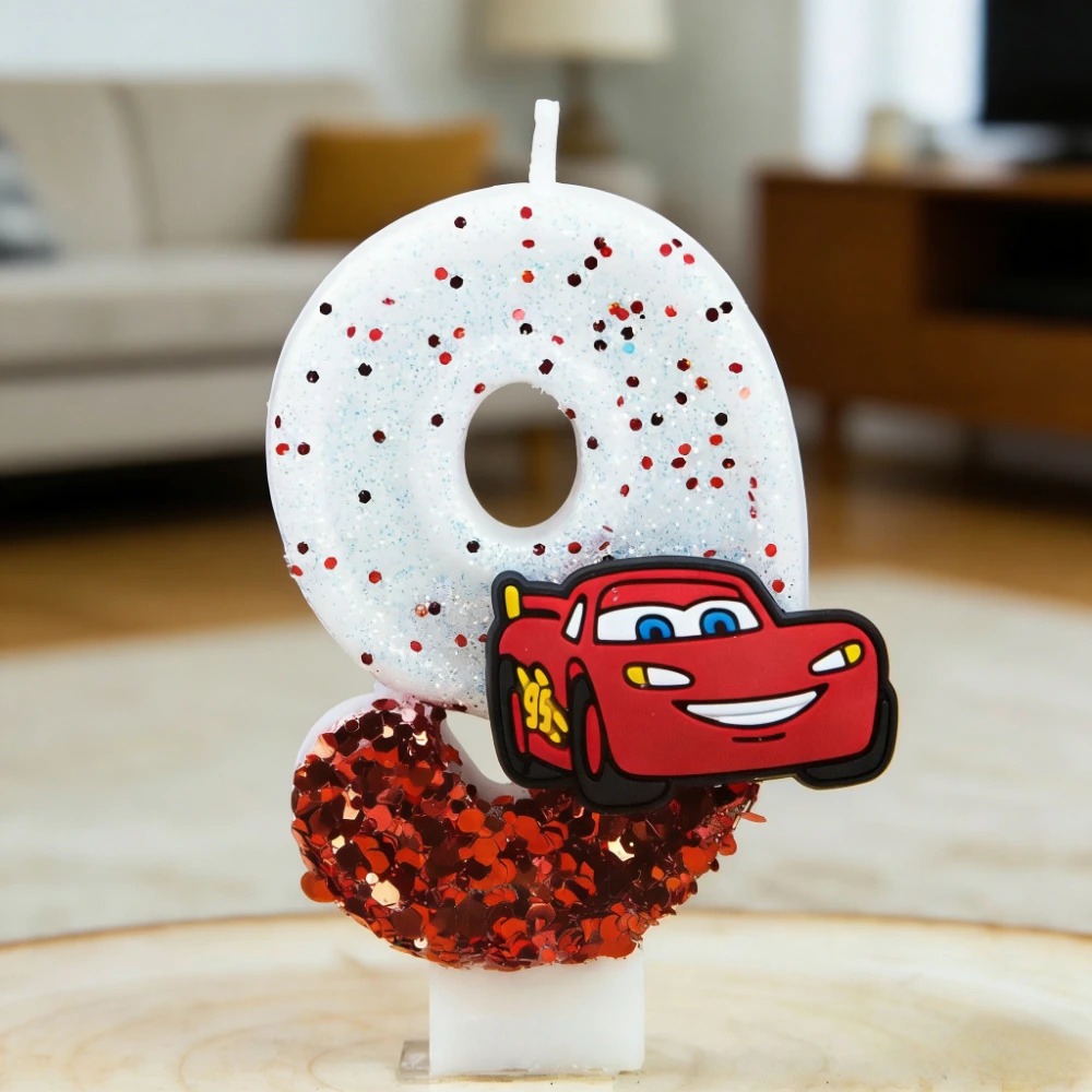 Digital Candle 0-9 Racing Stor - Lighting Mcqueen Decor review and price