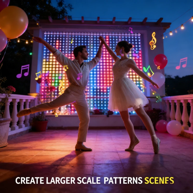 Smart 400LED Curtain Lights, M - Lighting Decoration For Wedding review and price