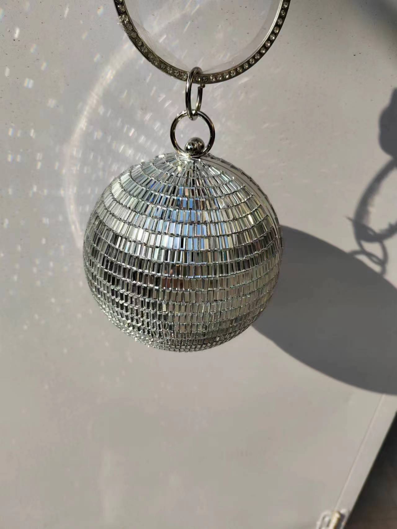 2025 High End Purse Silver Dis - Disco Ball Mirror review and price