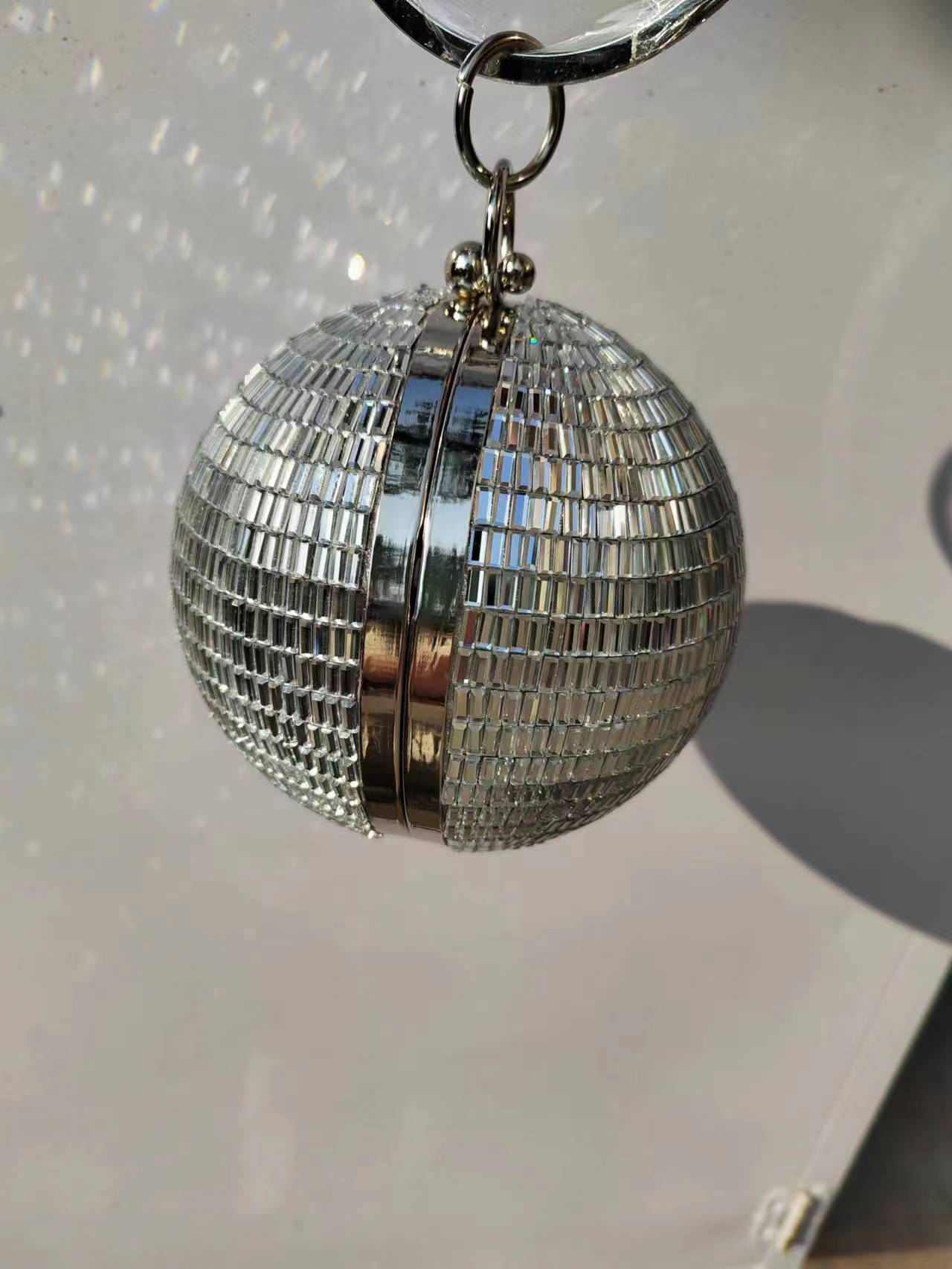 2025 High End Purse Silver Dis - Disco Ball Mirror review and price