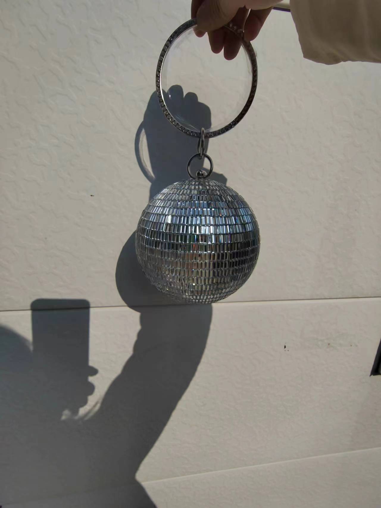 2025 High End Purse Silver Dis - Disco Ball Mirror review and price