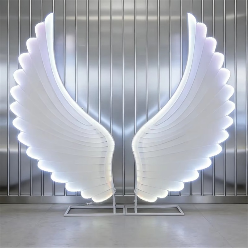 Glowing Angel Wings Light Prop - Lighting Decoration For Wedding review and price