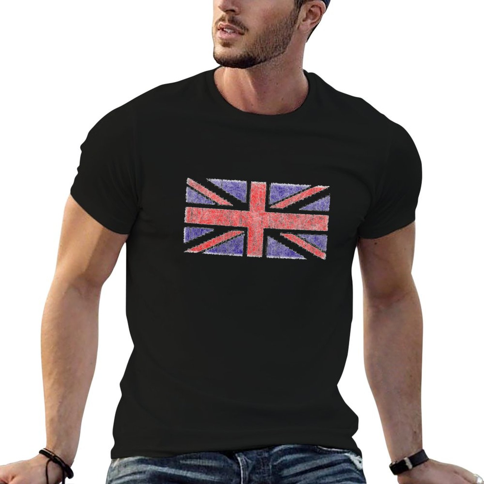 Vintage UK Union Jack Flag T-S - Union Lighting & Decor Affiliate Program Collabs review and price