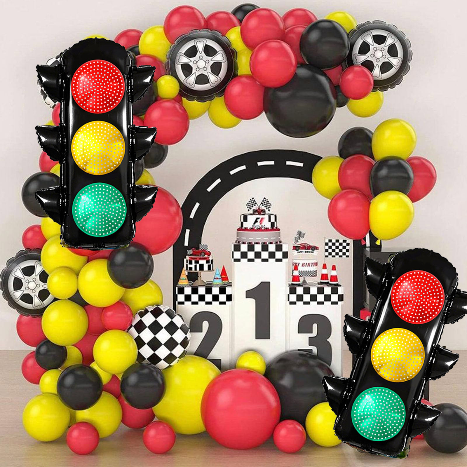 Race Car Party Aluminum Foil B - Lighting Mcqueen Decor review and price