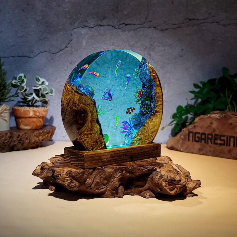 Ocean Aquarium Organism Resin  - Lighting Decoration For Wedding review and price