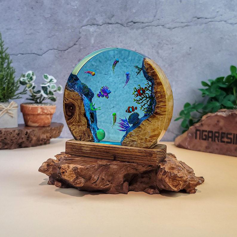 Ocean Aquarium Organism Resin  - Lighting Decoration For Wedding review and price