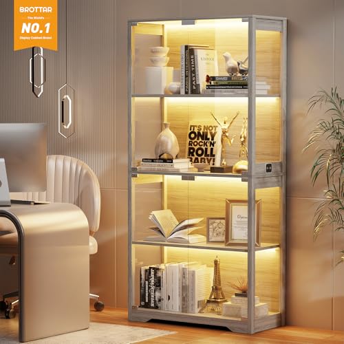 Display Cabinet with Glass Doo - Lighting & Home Decor Studio Photos review and price