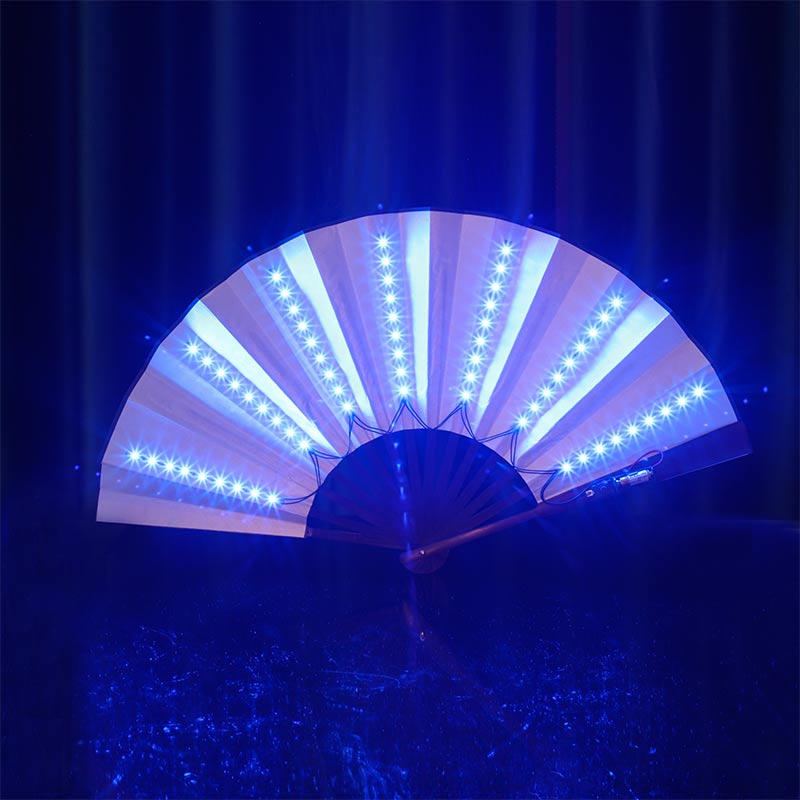Folding Hand Fan With Led Ligh - Lighting Decor For Diwali review and price