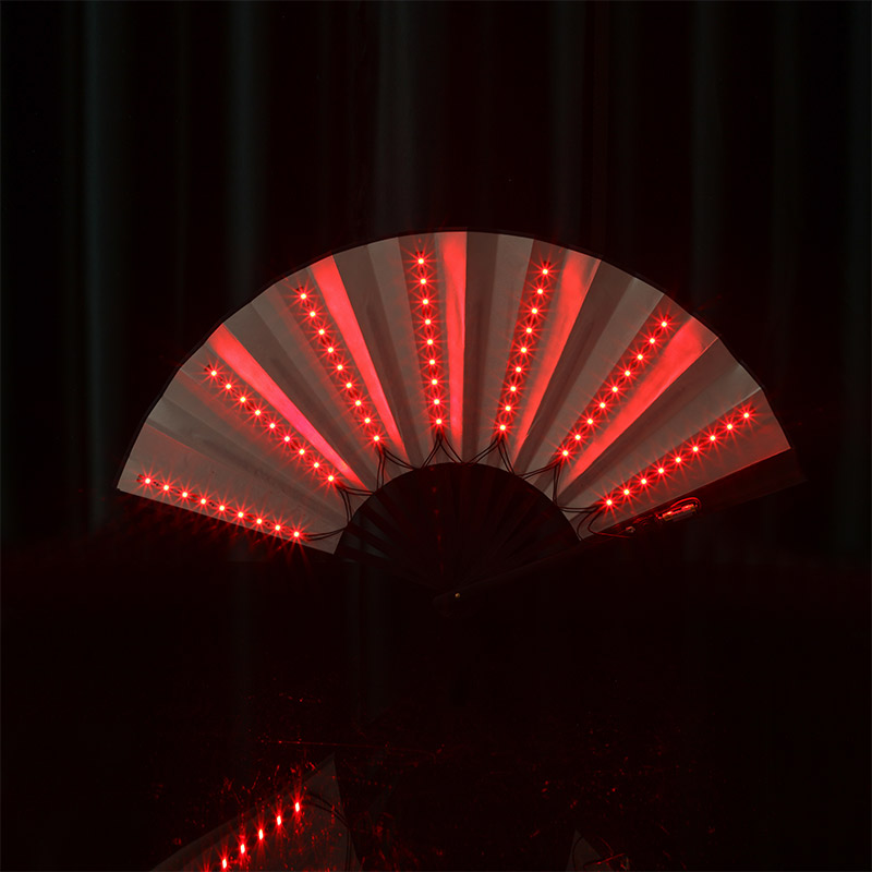 Folding Hand Fan With Led Ligh - Lighting Decor For Diwali review and price