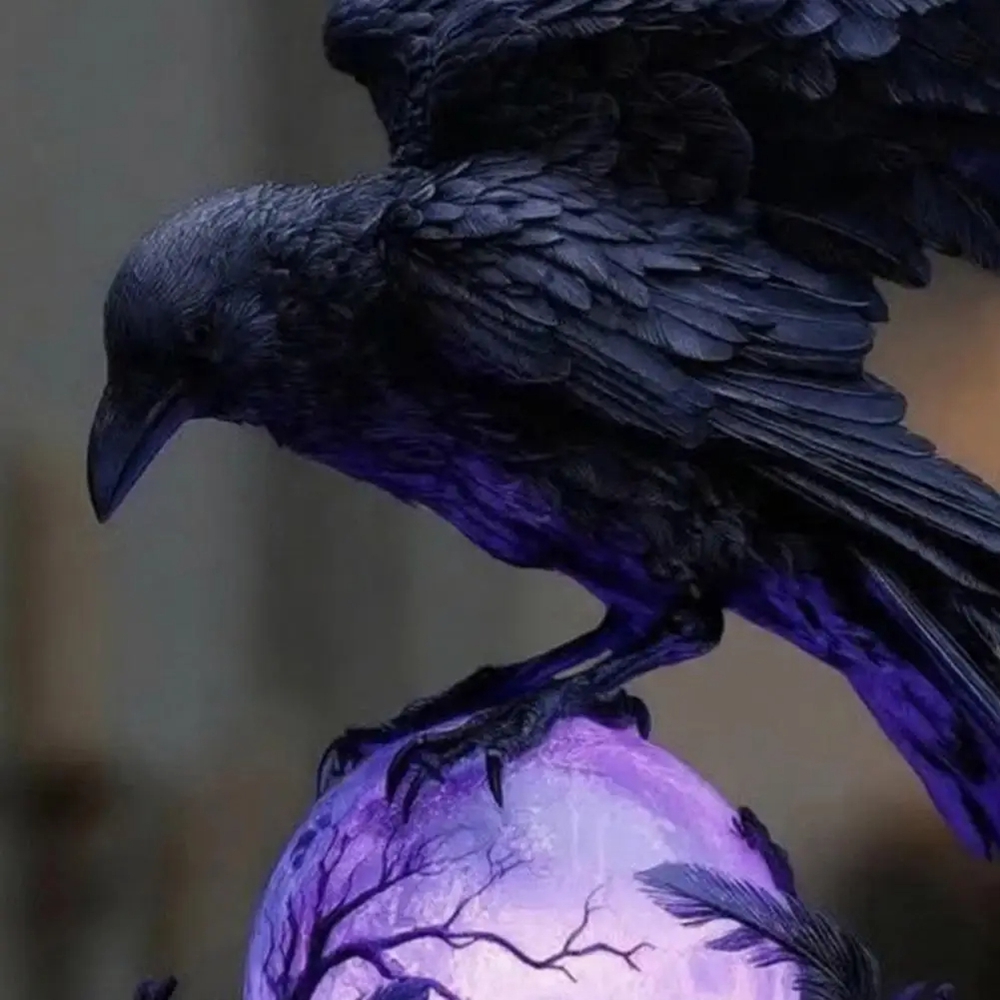 Creative Gothic Raven LED Lamp - Unique Lighting Decor review and price