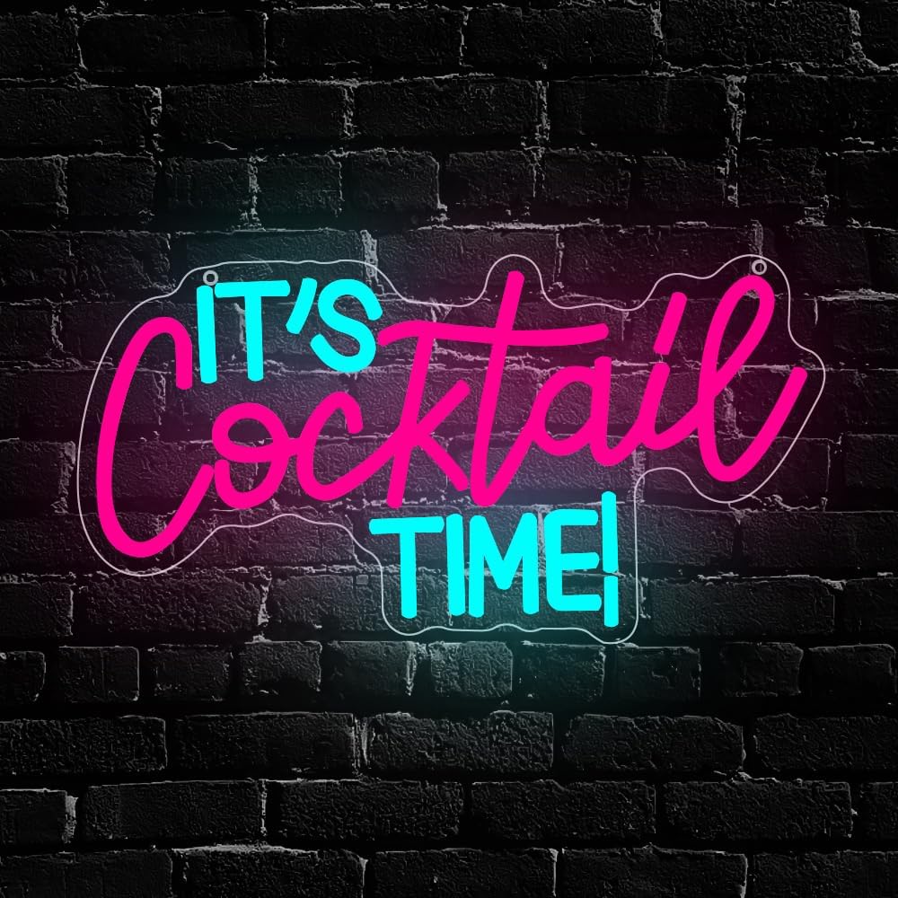 Cocktails Neon Sign USB Powere - Led Lighting Wall Decor review and price