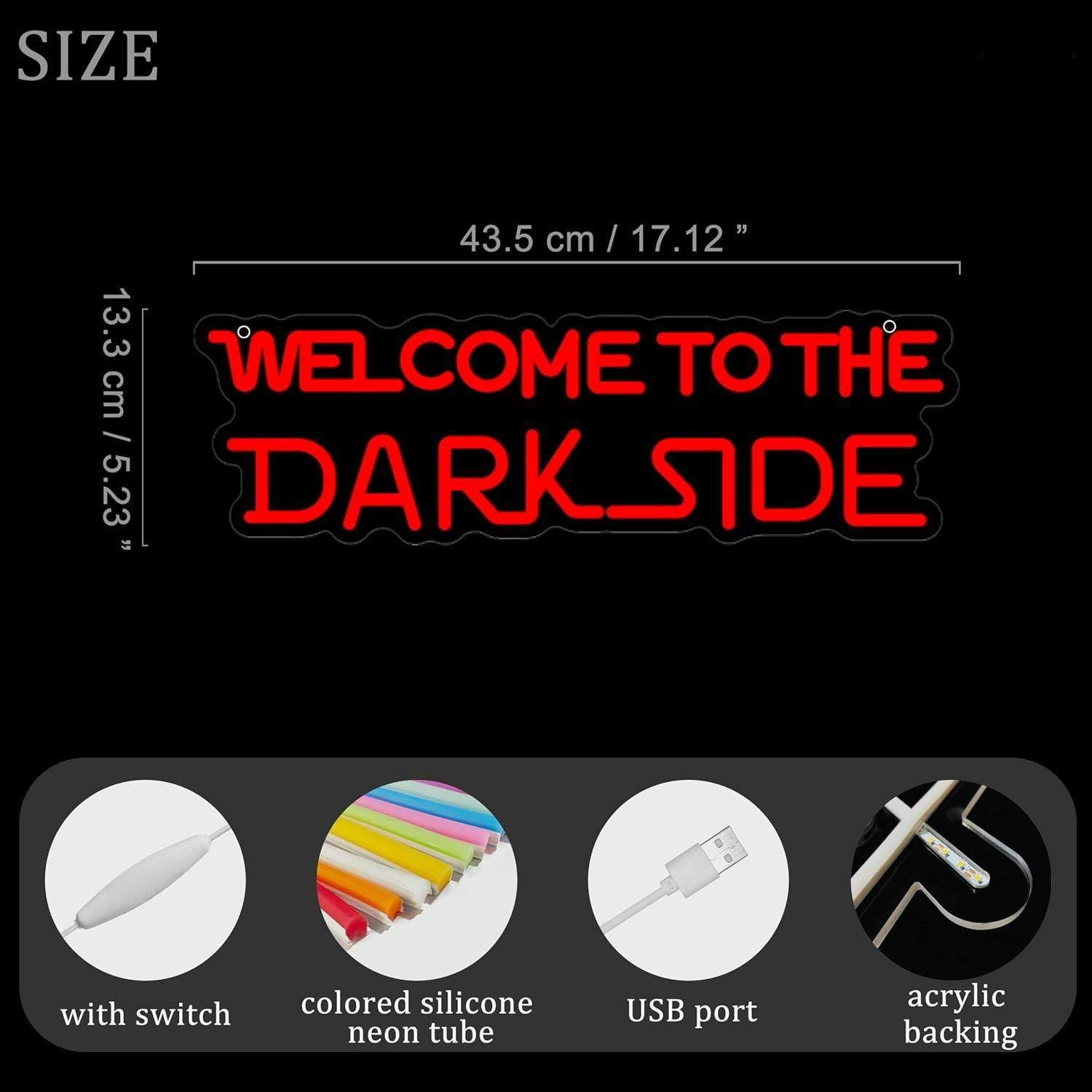 Welcome to the Dark Side Neon  - Led Lighting Wall Decor review and price