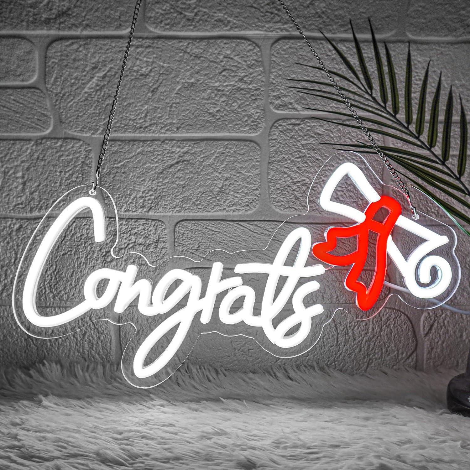 Congrats Graduation Neon Sign  - Led Lighting Wall Decor review and price