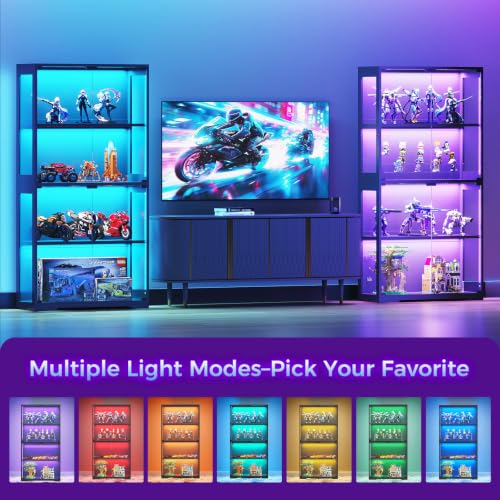 Display Case with Glass Doors  - Lighting & Home Decor Studio Photos review and price