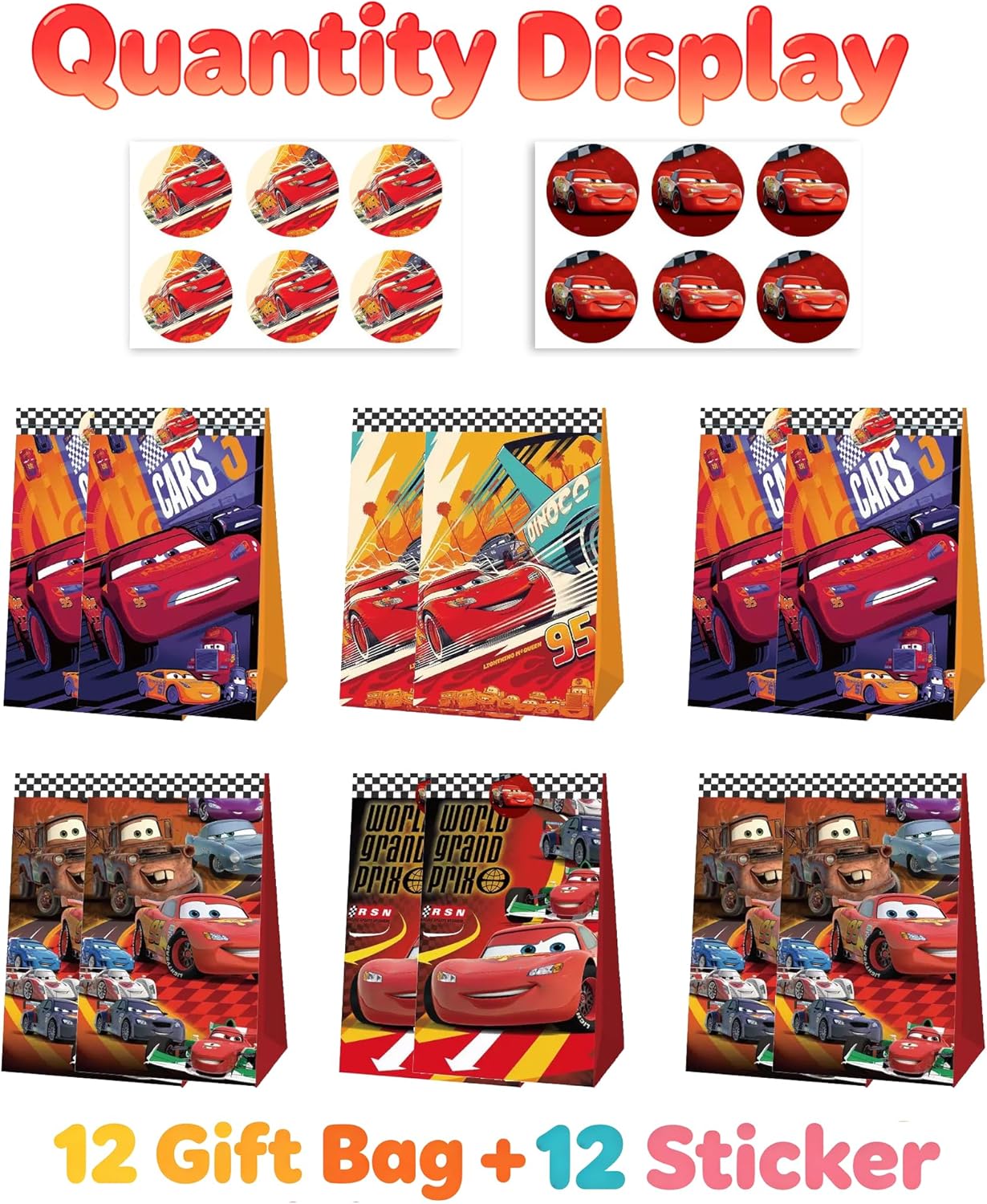 Cute Cars Party Favor Gift Bag - Lighting Mcqueen Decor review and price