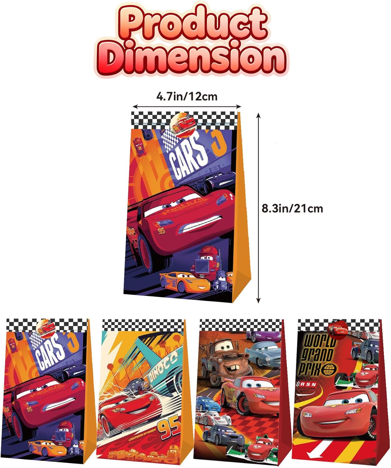 Cute Cars Party Favor Gift Bag - Lighting Mcqueen Decor review and price