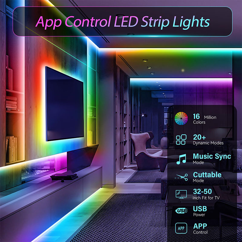 USB RGB LED Strip SMD3535 With - Lighting Decor For Diwali review and price