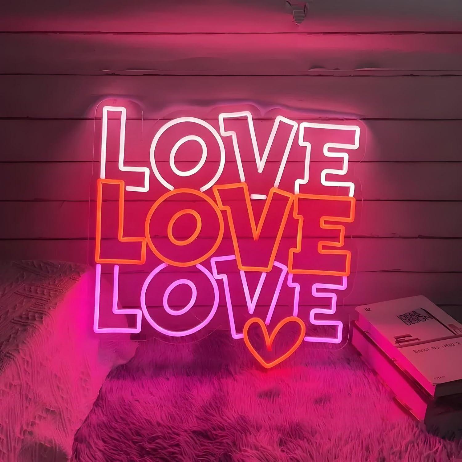 Love Neon Sign USB Dimmable LE - Lighting Decoration For Wedding review and price