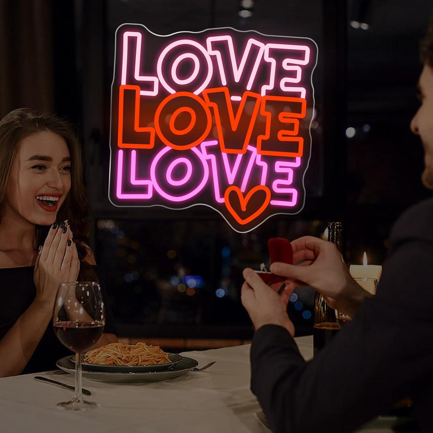 Love Neon Sign USB Dimmable LE - Lighting Decoration For Wedding review and price