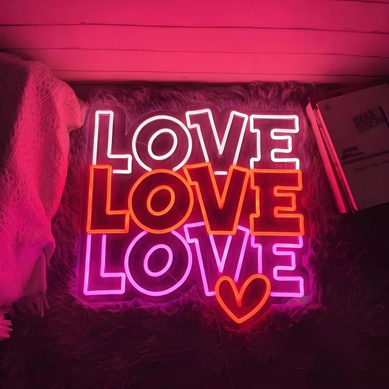 Love Neon Sign USB Dimmable LE - Lighting Decoration For Wedding review and price