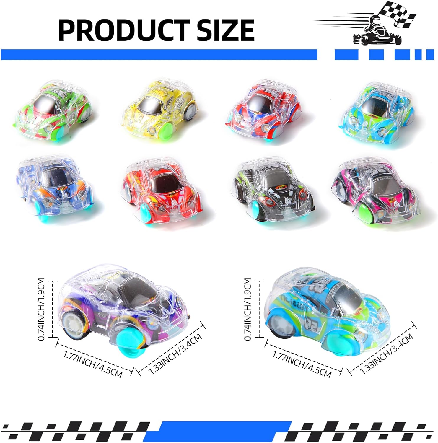 12/100Pcs Mini Pull Back Cars  - Lighting Mcqueen Decor review and price