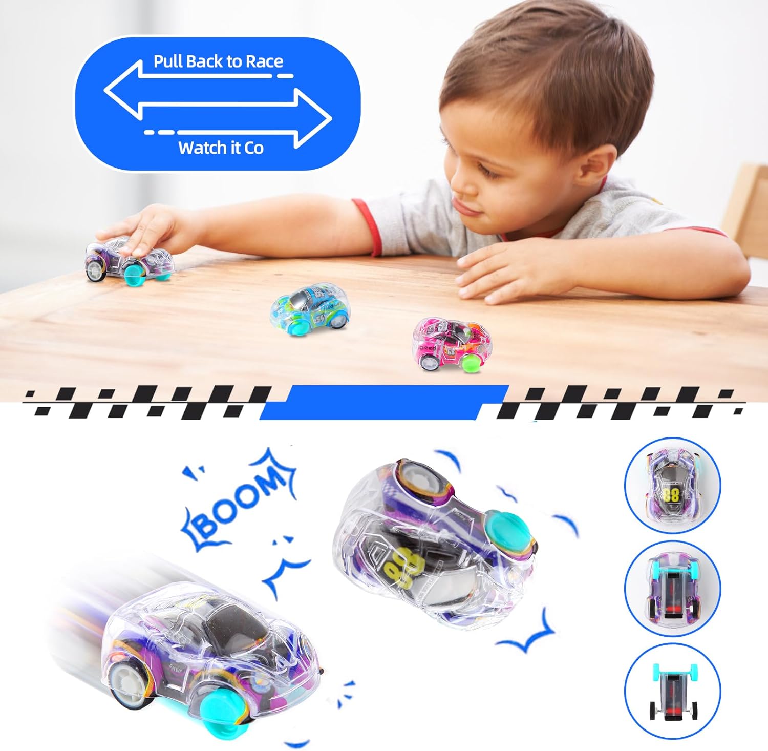 12/100Pcs Mini Pull Back Cars  - Lighting Mcqueen Decor review and price