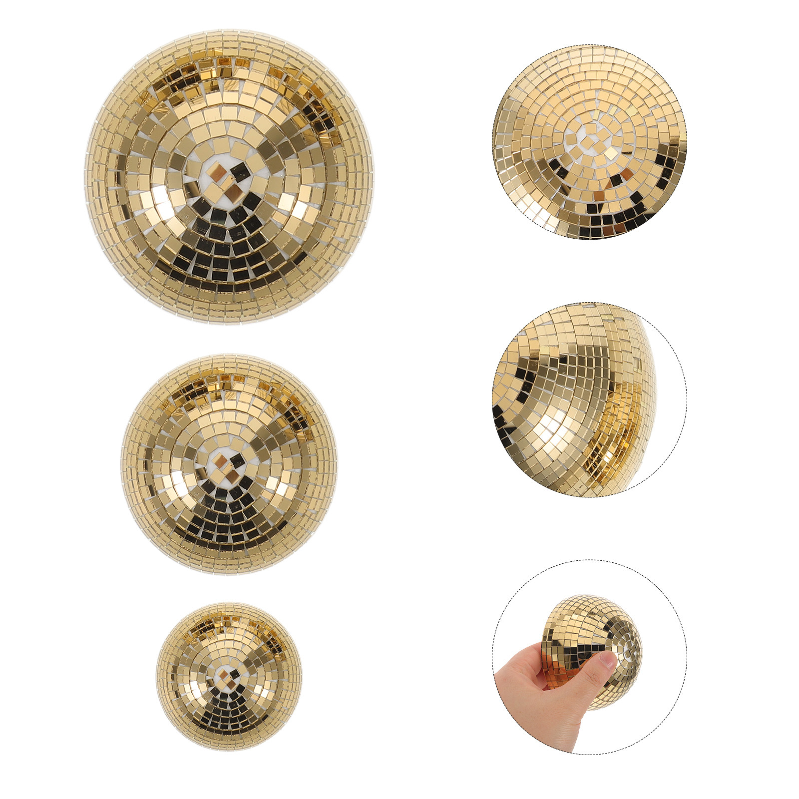 3Pcs Reflective Mirror Glass D - Disco Ball Mirror review and price