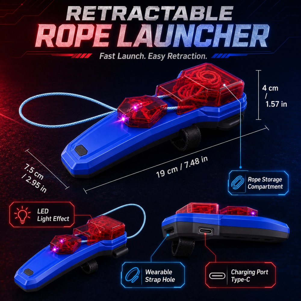 Rope Launcher Spider Web Shoot - Lighting & Home Decor Studio Photos review and price