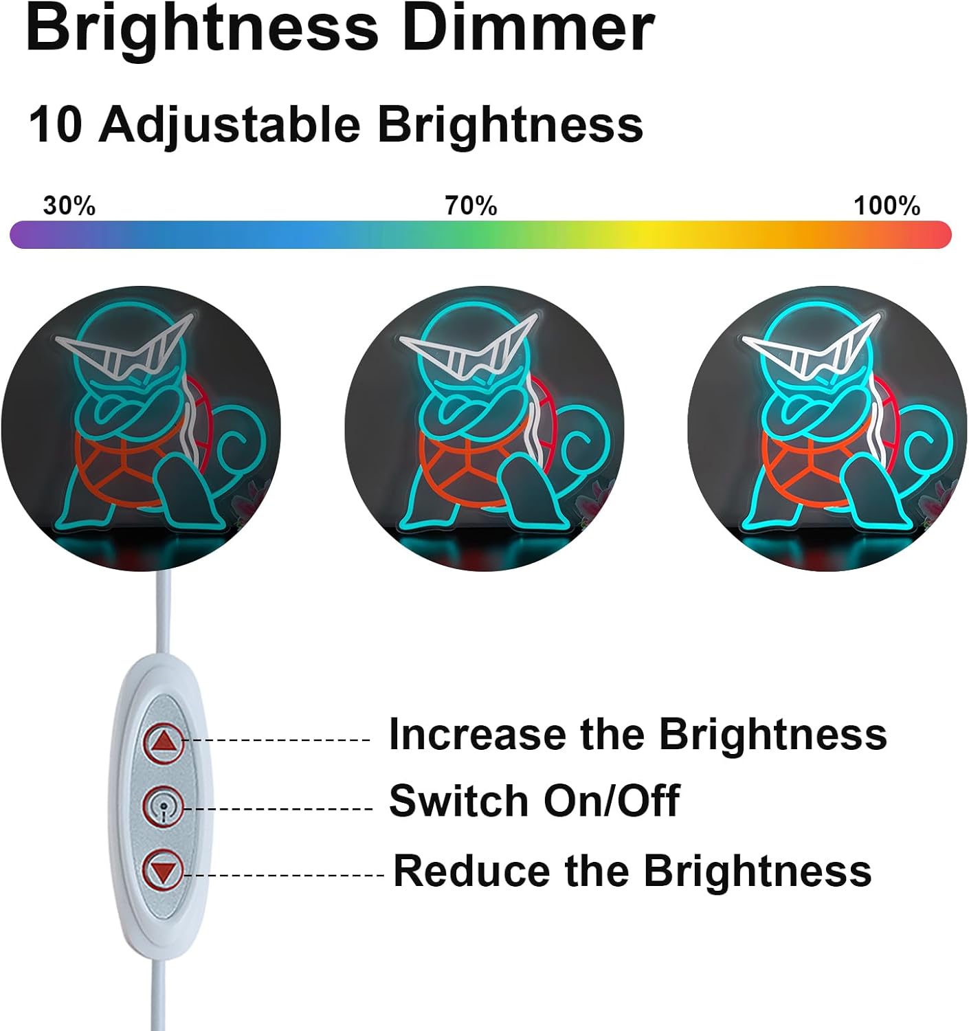 Pokemon Squirtle Neon Sign LED - Lighting Decor For Diwali review and price