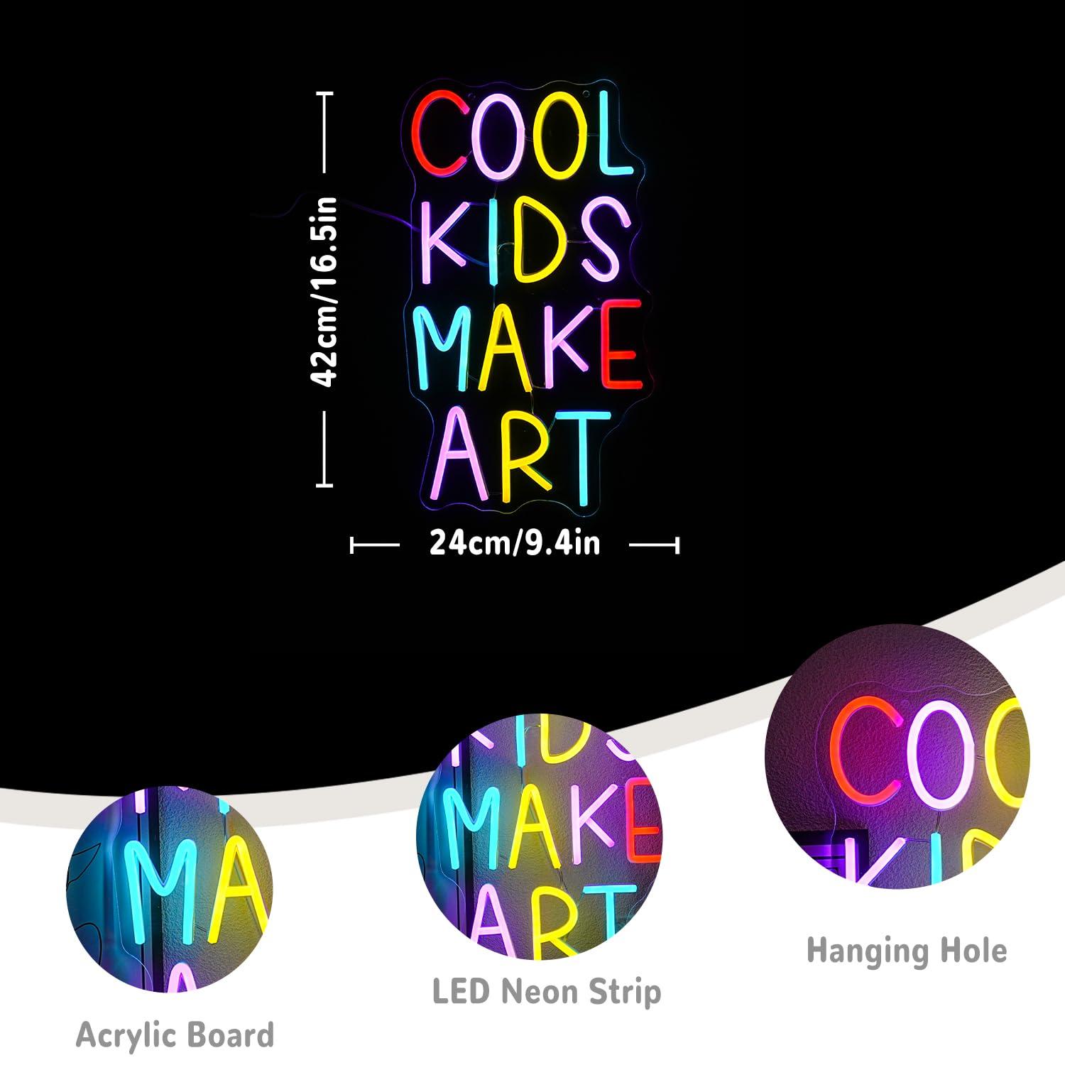 Cool Kids Make Art Neon Sign U - Led Lighting Wall Decor review and price