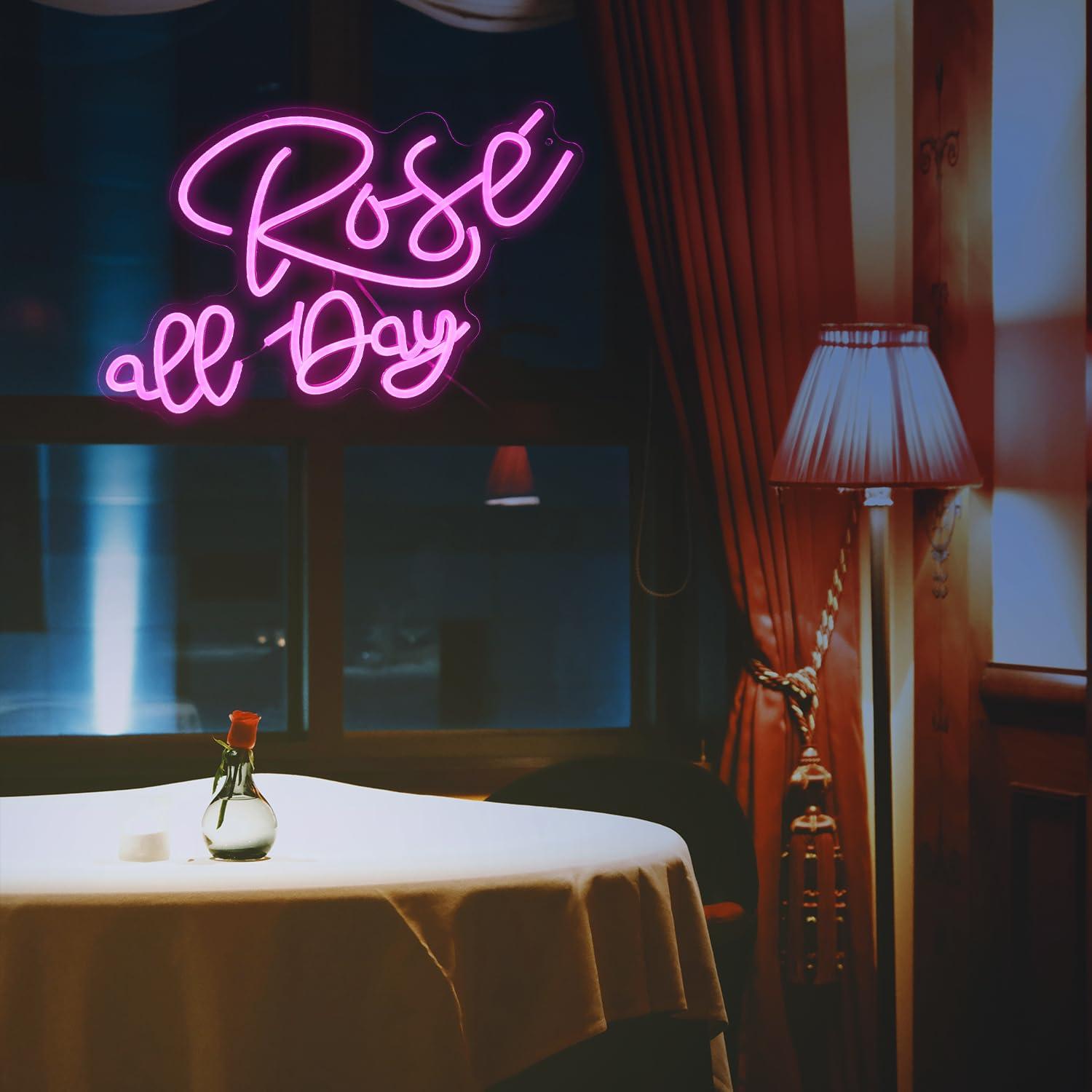 Rose All Day Neon Sign Dimmabl - Lighting Decoration For Wedding review and price