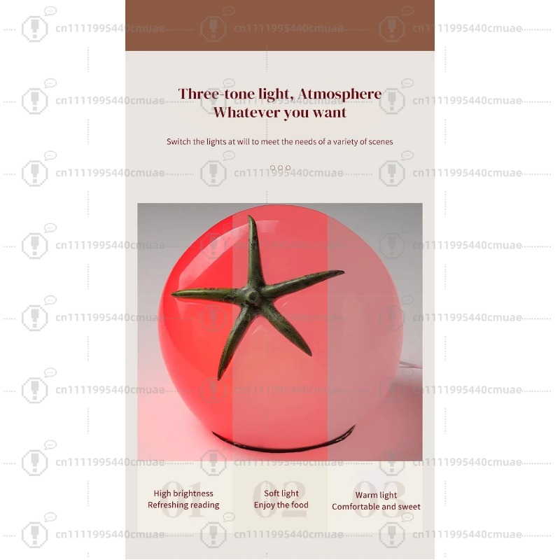 New listing AC plug fruit tabl - Unique Lighting Decor review and price