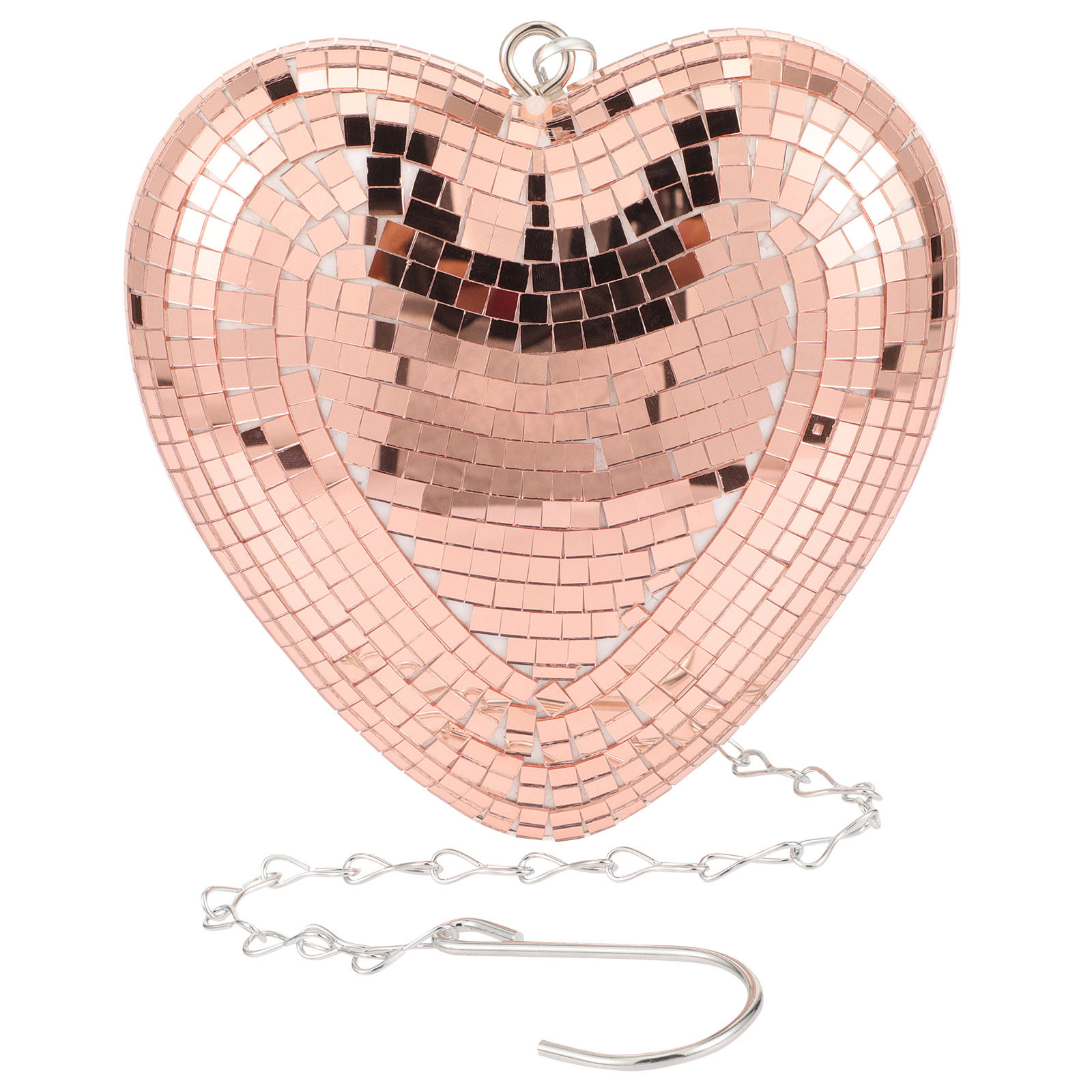 Hanging Heart Disco Ball Decor - Disco Ball Mirror review and price